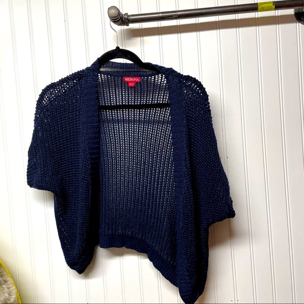 Merona crochet shrug bolero cropped cardigan XXL